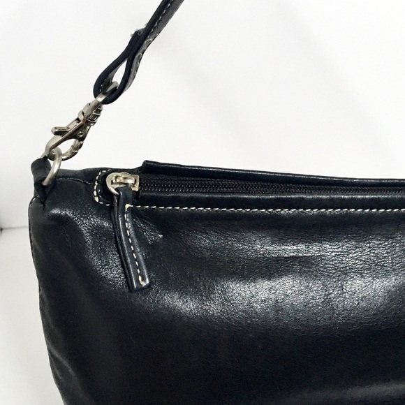 TIGNANELLO black glove leather mini bag - Picture 6 of 6